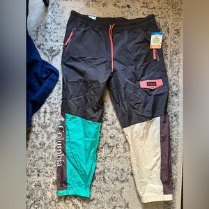 NWT Columbia Riptide Retro Sweatpantsts Joggers Womens Size XXL